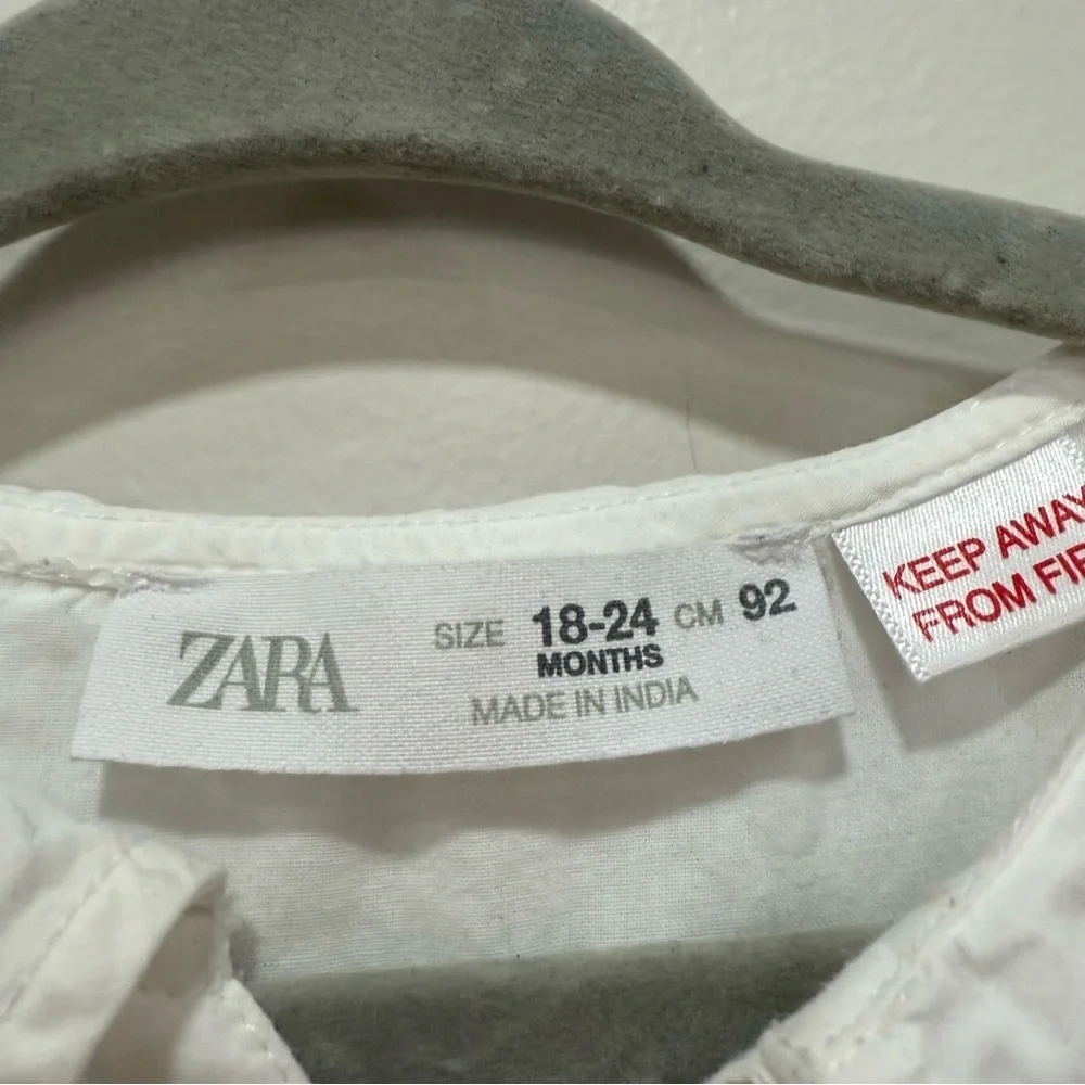 Zara girls dress 18/24m
